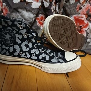 Converse Black and White High-Top Sneakers